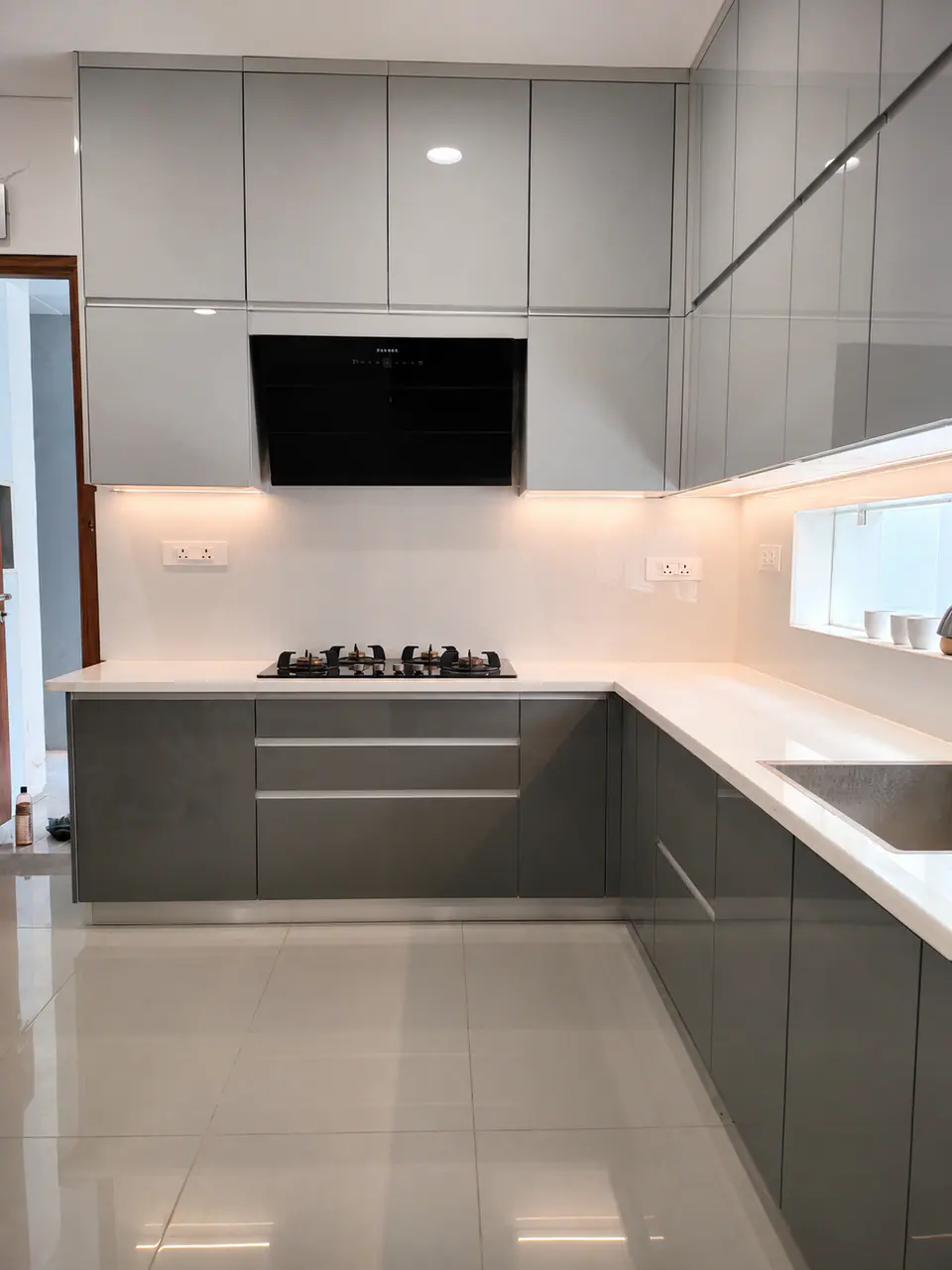 Completed modular kitchen in Karur